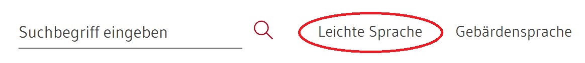 Bild Startseite Leichte Sprache